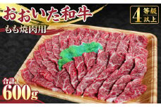 【おおいた和牛】もも 焼肉用 600g 牛肉 バーベキュー 赤身 国産 モモ