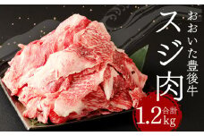 おおいた 豊後牛 スジ肉 1.2kg 牛肉 大分県