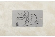 刀匠の業！銘切り名入れプレート【ウサギ】鳥獣戯画 日本刀 彫刻 絵