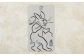 刀匠の業！銘切り名入れプレート【ウサギ】鳥獣戯画