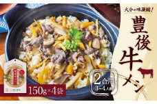 【大分の味凝縮！】豊後牛メシ 150g×4袋 計600g