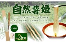 自然薯姫 （青果） 約2kg 【発送不可期間:毎年4月下旬-11月上旬】