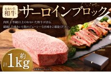 おおいた和牛 サーロイン ブロック （約 1kg ） 