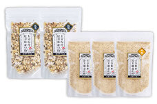 FG10 大分県産乾しいたけの粉セット あら粒2袋（40g×2袋 計80g）・粉末大3袋（50g×3袋 計150g）合計230g