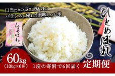 【6ヶ月定期便】大分県産 ひとめぼれ 10kg×6回 計60kg【2025年10月下旬発送開始】