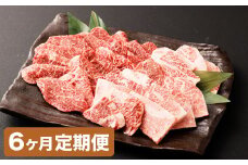 【6カ月定期便】【黒毛和牛】 おおいた和牛/カルビ＆赤身 焼肉食べ比べセット（各約150g×2P）×6回 計約3.6kg