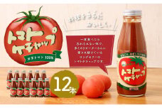 【めぐみ会】トマトケチャップ 12本セット 完熟トマト 手作り