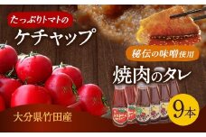 完熟トマトケチャップと焼肉のたれ 計9本セット トマト タレ 詰め合わせ