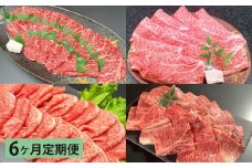 【6ヶ月定期便】 【焼肉・しゃぶしゃぶ食べ比べ】 おおいた和牛（赤身焼肉・赤身スライス・肩ロース焼肉・肩ローススライス） 各約800g 計約3.2kg