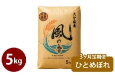 【3ヶ月定期便】 令和7年産 新米 久住産 ひとめぼれ 5kg×3回 計15kg 【2025年10月下旬より順次発送】