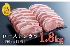 中川さんちの米の恵み豚ローストンカツ 1.8kg（150g×12枚）
