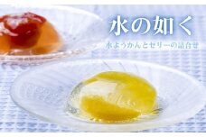 水の如く（9カップ入）【水ようかん・ゼリーの詰合せ】