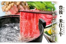 豊後・米仕上牛しゃぶしゃぶ 食べ比べセット 500g
