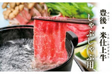 【スピード発送】 豊後・米仕上牛しゃぶしゃぶ 食べ比べセット 500g