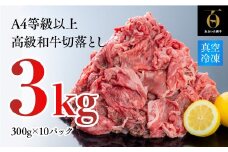 片桐さんのおおいた和牛切り落とし（300g×10P）計3kg