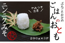 ニンニクみそ 200g×3個