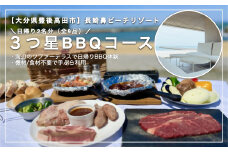 日帰り 3つ星BBQ ペアチケット 2名様 【長崎鼻ビーチリゾート】 デイキャンプ アウトドア 体験 バーベキュー