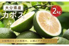 大分県産カボス 2kg 8月～9月発送