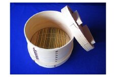 萬力屋の桧曲輪和セイロ（24cm）1段1組 1升用 ＜136-014＞
