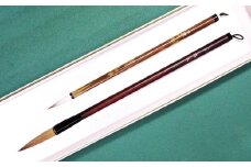 筆工房楽々堂の書道筆　上品質2本セット(細筆・中筆)＜054-022_5＞