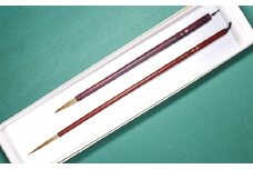筆工房楽々堂の絵手紙筆　大小2本セットC＜054-016_5＞