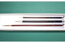 筆工房楽々堂の絵手紙筆　希少3本セット＜054-019_5＞