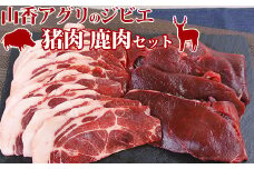 山香アグリのジビエ焼肉セット（猪肉400g、鹿肉スライス300g）＜145-004_5＞