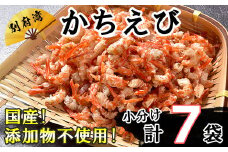 国産添加物不使用！別府湾かちえび たっぷり7パック 敬老の日 ＜108-019_5＞