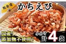 国産添加物不使用！別府湾かちえび4パック 敬老の日 ＜108-018_5＞
