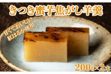 きつき蜜芋焦がし羊羹２本セット  杵築産紅はるか使用【和菓子 木付や】 ＜117-013_5＞