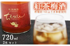 ちえびじん紅茶梅酒（杵築産べにふうき茶葉使用）720ml×2本セット【中野酒造】 国産 和紅茶 ギフト 贈答 敬老の日 ＜110-012_7＞