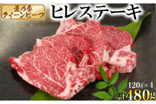 豊の香 クイーンビーフ ヒレステーキ 480g （120g×4枚） 国産 黒毛和牛 経産牛 お楽しみ 牛肉 お肉 人気 ＜150-001_5＞