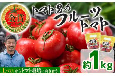 ＜先行予約受付中！2025年3月下旬から順次発送予定＞フルーツトマト(1kg)トマト 野菜 期間限定 数量限定【110000100】【ひろしま農園】