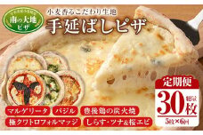 ＜定期便・全6回(毎月)＞南の大地ピザ Aセット(総量30枚・5種×6回)ピザ イタリアン 冷凍 お祝い パーティー 惣菜 こだわり セット【202100100】【スターフーズ】