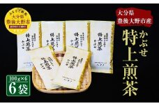 014-186 特上煎茶 かぶせ 100ｇ×6袋 600g