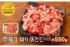 074-376 豊後牛 切落とし (小間切れ) 約550g 牛肉