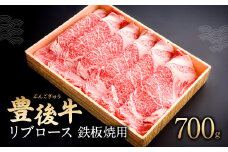082-425 豊後牛 リブロース 鉄板焼用 700g 和牛 牛肉 ロース