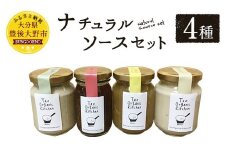 019-822 ナチュラル ソース セット 4種  計370ml  詰合せ ( フムス / ラー油 / タルタルソース / ジャム )