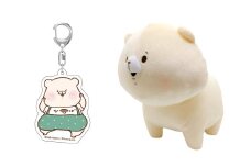 165-967 ともだちはくま ぬいぐるみ （やせい）＋ 限定 アクリルキーホルダー