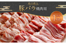 093-1021 豚バラ焼肉用 1kg