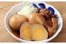 013-1241 【数量限定】 味しみ！ たけたんたまご 牛すじ 入り 煮卵3個+ 牛すじ3枚入り 533g×3パック 計1599g 煮卵 【2024年11月下旬から12月下旬発送予定】 煮たまご 卵 牛スジ スジ肉 新鮮 おかず トッピング レトルト加工 国産 九州産 大分県産