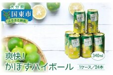 爽快！かぼすハイボール（1ケース/24本）・通_29039A 