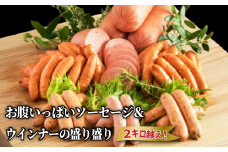 お腹いっぱいソーセージ＆ウインナーの盛り盛り２キロ越え！ 詰め合わせ 食べ比べ バラエティーパック_29199A
