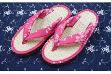 呉服屋さんの七島イ焼桐下駄（巾広タイプ）・通_29015C