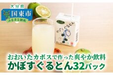 おおいたカボスで作った爽やか飲料/かぼすぐるとん32パック_0235N