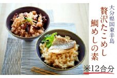 国東たこめし＆鯛めしの素/お米12合分_1314R