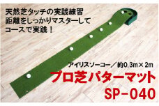 【在庫なくなり次第終了】ゴルフ練習用　アイリスソーコー　プロ芝パターマット　SP-040_1780R