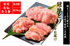 鶏好きの大分が生んだ地鶏！おおいた冠地どり1羽食べ尽くしセット_1796R