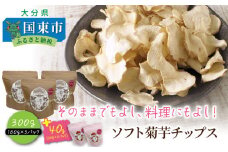 そのままでもよし、料理にもよし！ソフト菊芋チップス300g+40g_1935R