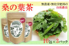 1000年ゆめ農場「桑の葉茶」10包×3パック_1965R